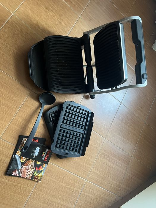 Продам optigrill Tefal+ сьемные пластины для вафель GC716D12