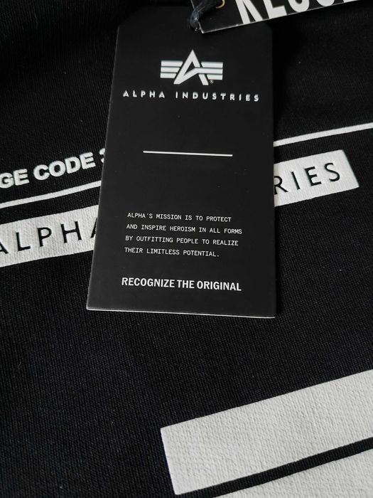 Bluza crewneck Alpha Industries.
