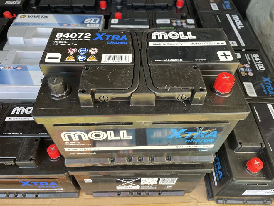 Akumulator MOLL X-Tra Charge 12v 72Ah 720A P+ 84072