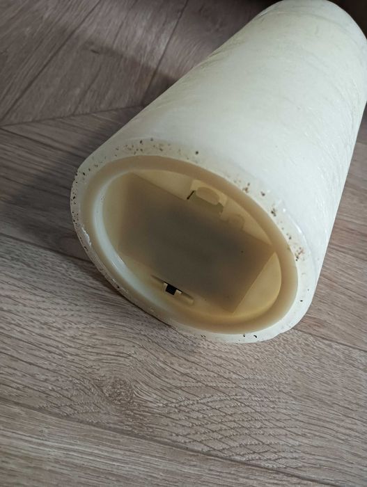 Świeca na baterię 20cm wosk led