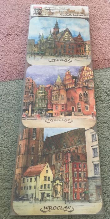 Podkładki korkowe 6 szt. Wrocław