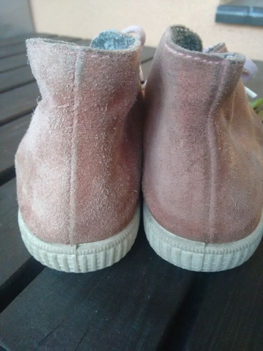 Buty trzewiki półbuty ocieplane 36/37 brudny róż 22,5 cm DOSTAWA 1,99 zł