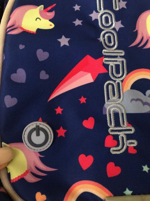 Рюкзак світлодіодний LED єдиноріг (заряджається).