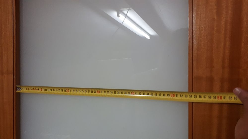 Porta interior em vidro fosco