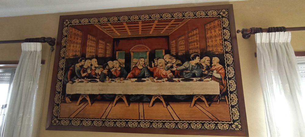 Quadro antigo da última ceia