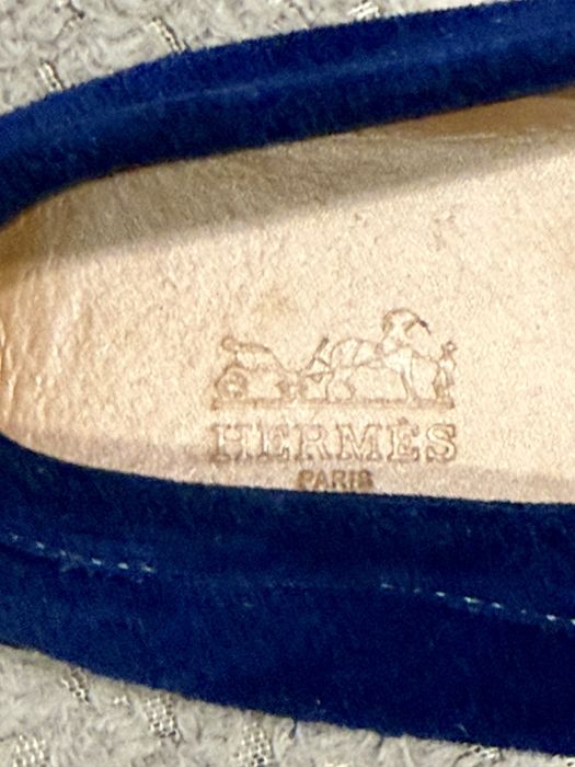 Замшеві мокасини Hermes