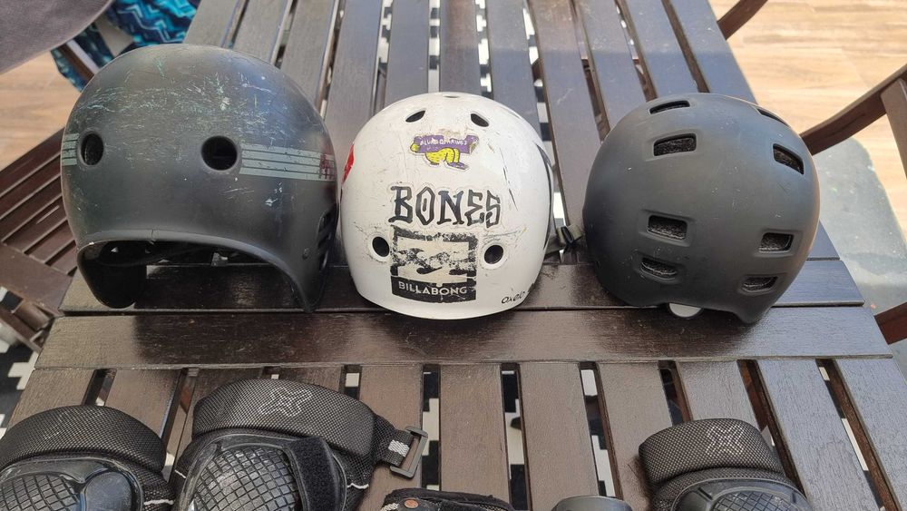 Capacetes e proteções para skate