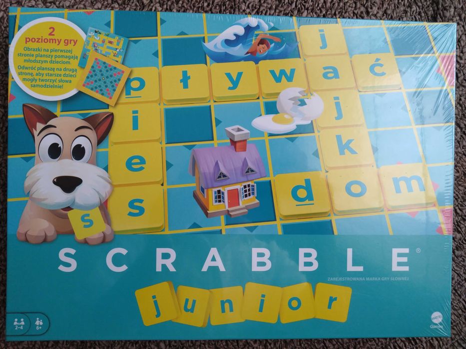 Scrabble Junior gra słowna dla dzieci