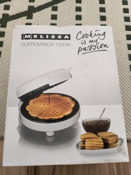 Nowa Gofrownica Melissa 1000W | Serduszka | Fabryczny Stan