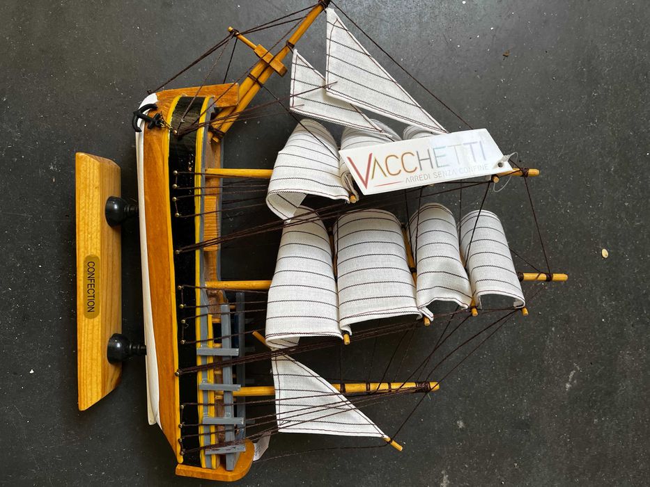 Dekoracja model statek żaglówka