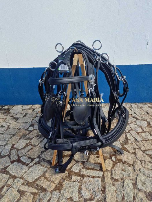 Arreios de Atrelagem "EUROTECH" IDEAL EQUESTRIAN - NOVOS