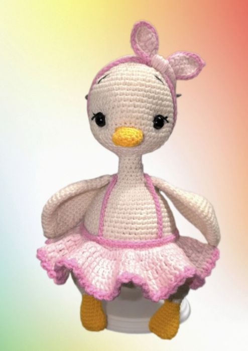 Amigurumi kaczuszka na szydełku