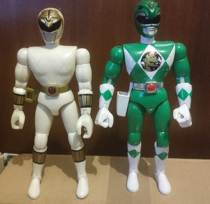 Power Rangers Verde e Branco