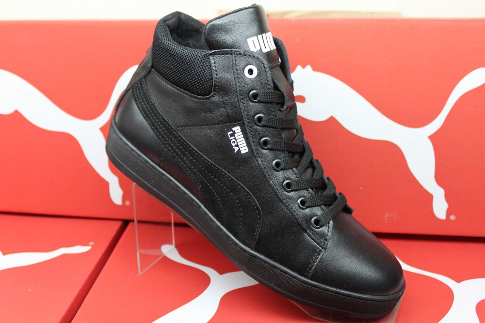 PUMA - зимние кроссовки- кеды- ботинки- кросівки на меху.(2-2кожа.мех)