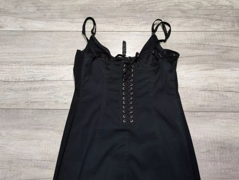 Винтажное черное платье Jean Paul Gaultier Iconic Corset Bra