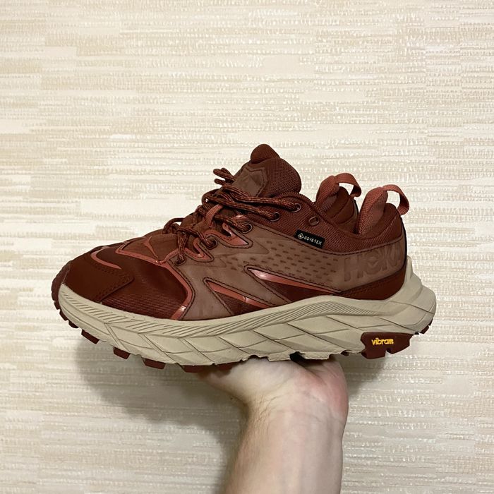 Hoka One One Anacapa GTX Gore Tex трекинговые кроссовки женские красные размер 36.5 водонепроницаемые походные горные осень