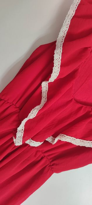 Bluzka damska z falbanką Boohoo r. S/M