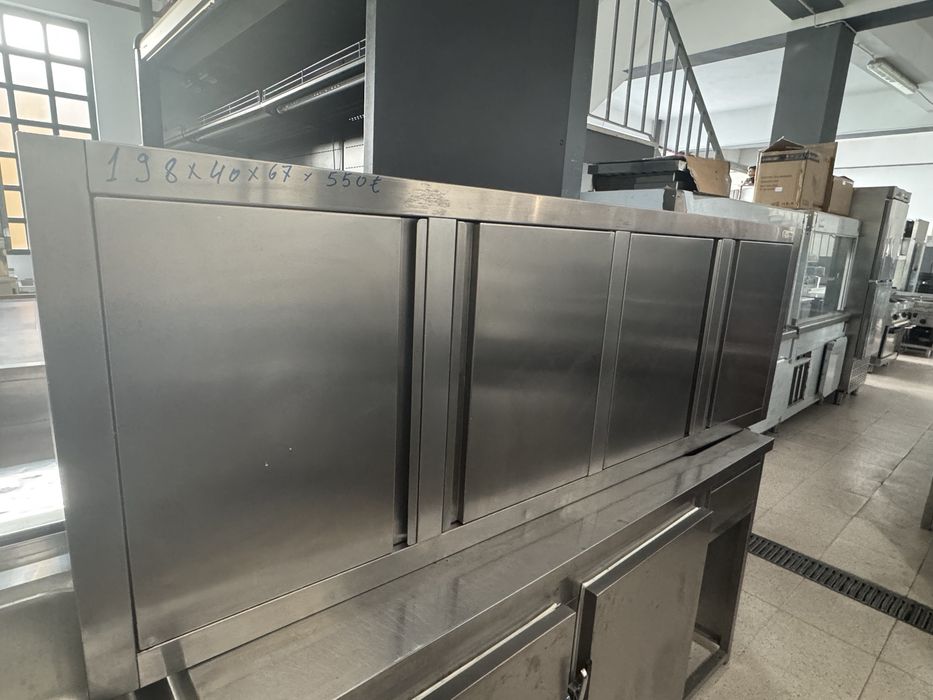 Armario de parede 4 portas inox