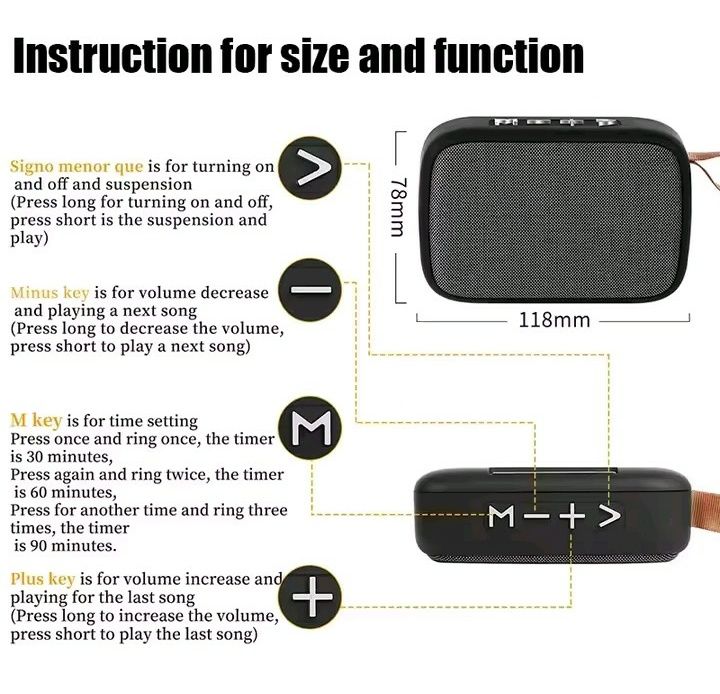 Колонка с блютусом и картой памяти. Фм радио.