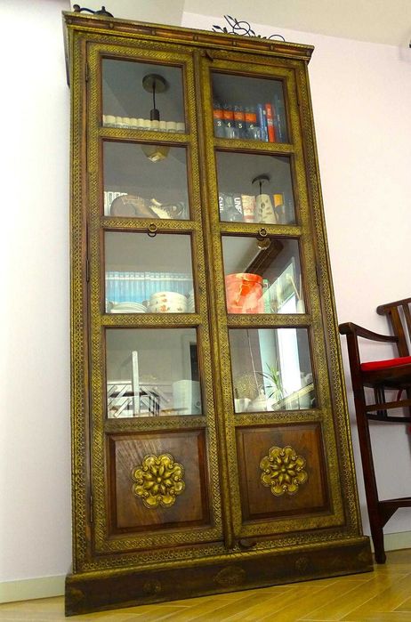 Biblioteka / biblioteczka indyjska z drewna palisander