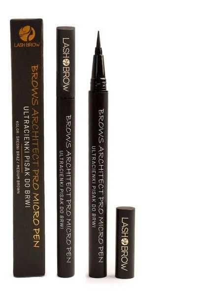 Pisak do brwi Lashbrows średni brąz