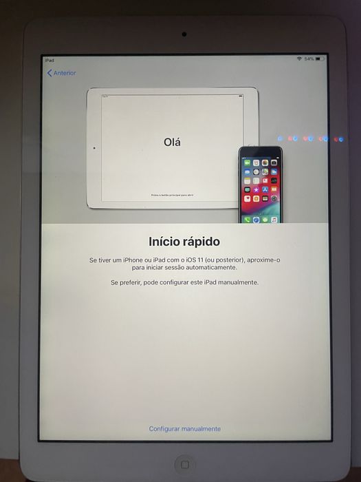 iPad Air 1ª geração (A1474) 9,7” - 32GB - Bloqueado iCloud - Como novo