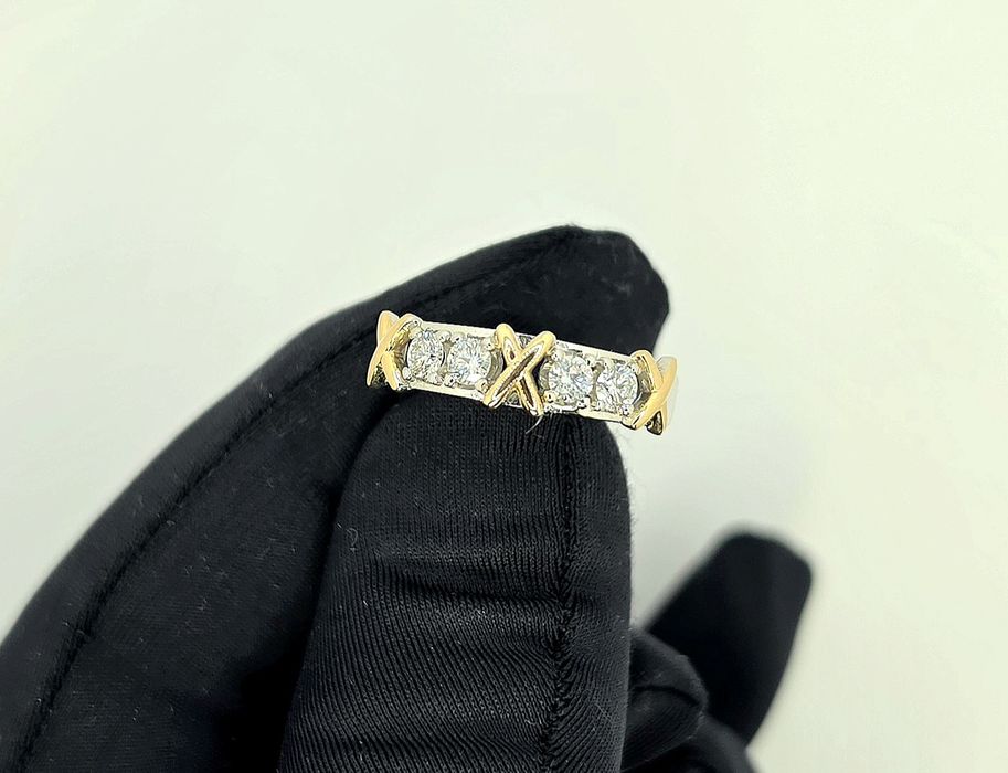 Каблучка з діамантами 0.40ct