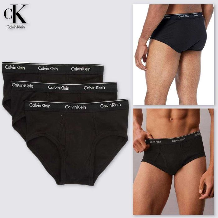 Набір чоловічи труси сліпи Calvin Klein чорні розмір M