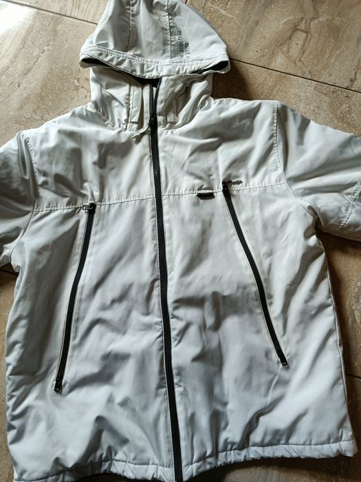 Kurtka męska Bershka w kolorze białym, rozmiar XL