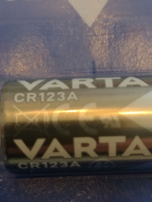 Батарейка CR123. Varta. Якісна.