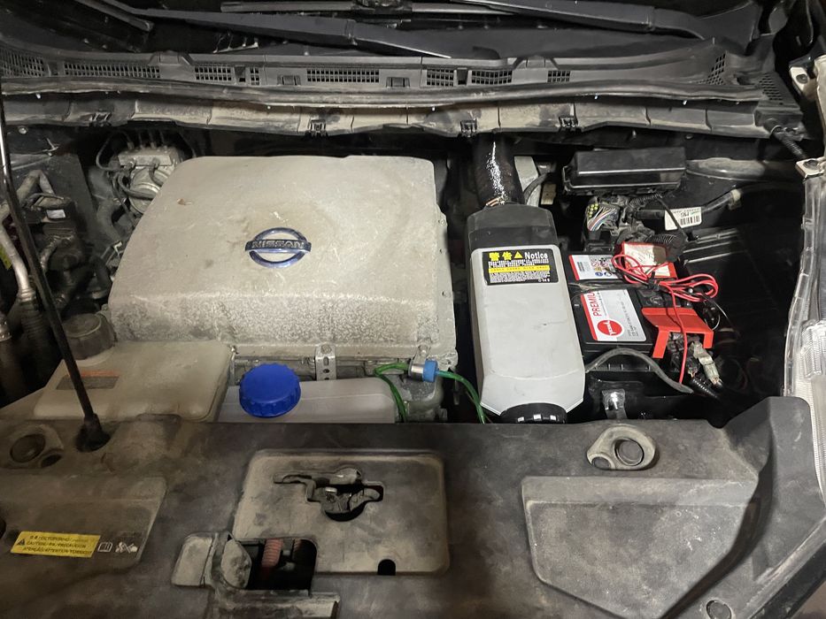 Встановлення сухого фена вебасто під ключ на nissan leaf