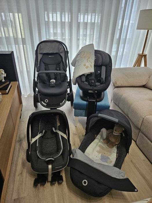 Conjunto carrinho bébé Bebe-confort trio completo