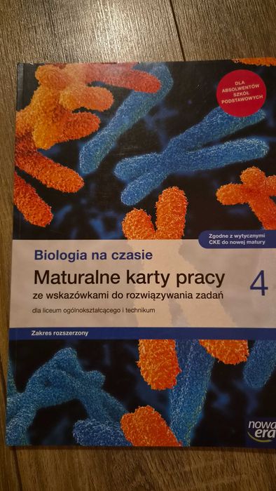 Biologia na czasie- maturalne karty pracy rozszerzony