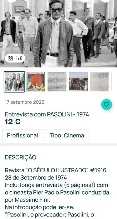 1962 - Processo contra Pasolini