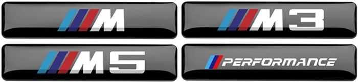 Autocolantes stickers gel e metal BMW a partir de €3,50