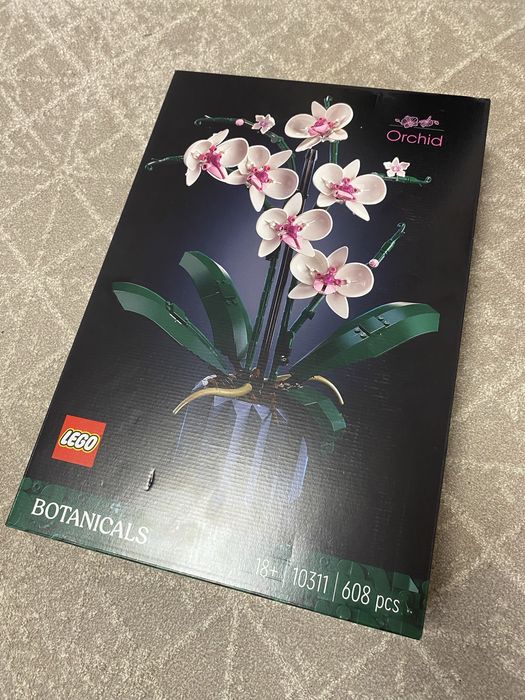 набір лего квіти-lego botanicals orchid 10311 608pcs