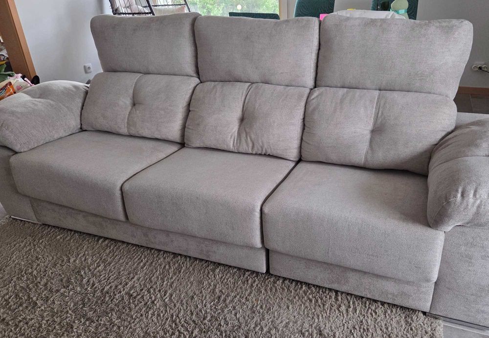 Sofá  de sala com chaise longue