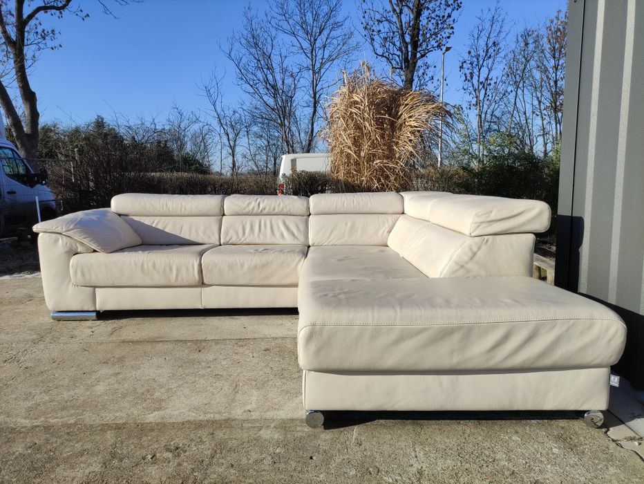 Skórzany narożnik/ rogówka/wypoczynek-skóra naturalna! Ewald Schillig