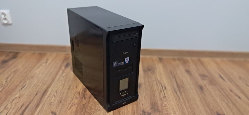 Obudowa PC ATX LOGIC CZARNA Gruba solidna blacha RETRO