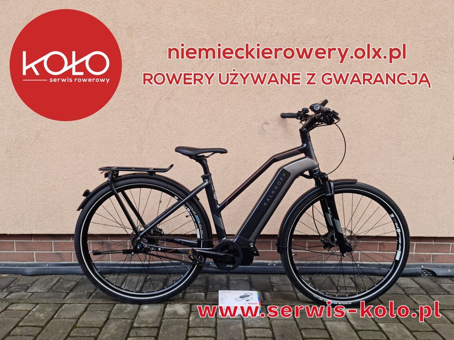 Rower elektryczny damski KALKHOFF koła 28 SHIMANO 8S aluminium pasek