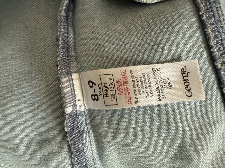 Джинсова куртка для дівчинки