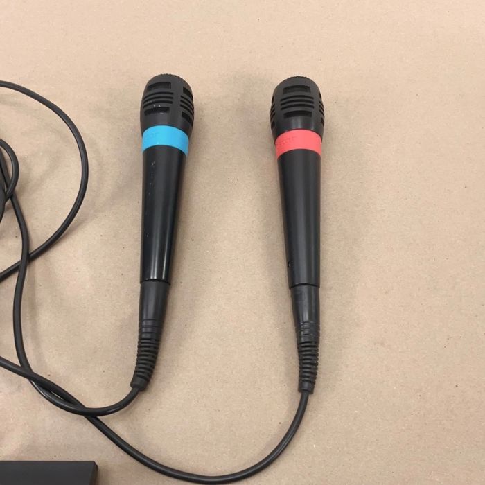 Microfones SingStar PS2 e PS3