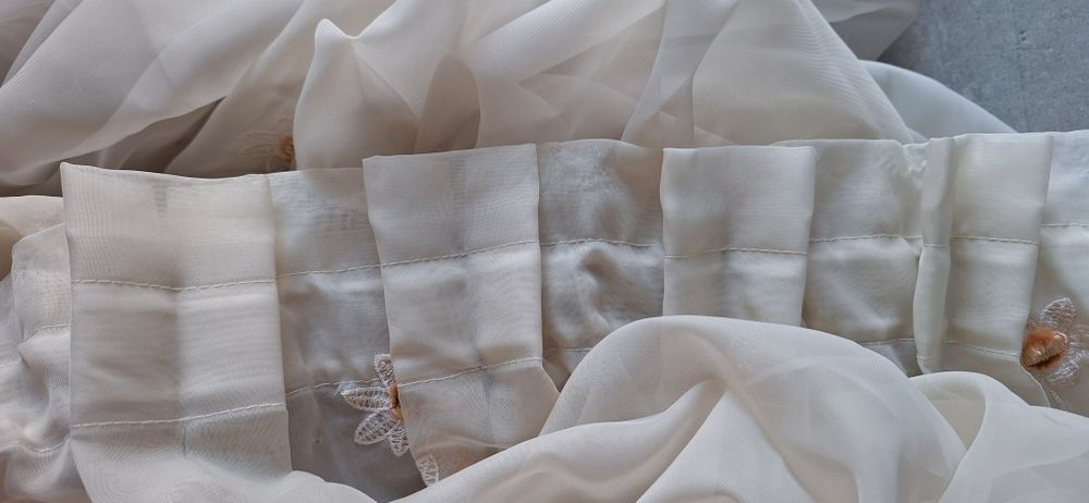 firana woal ecru 220x235 cm