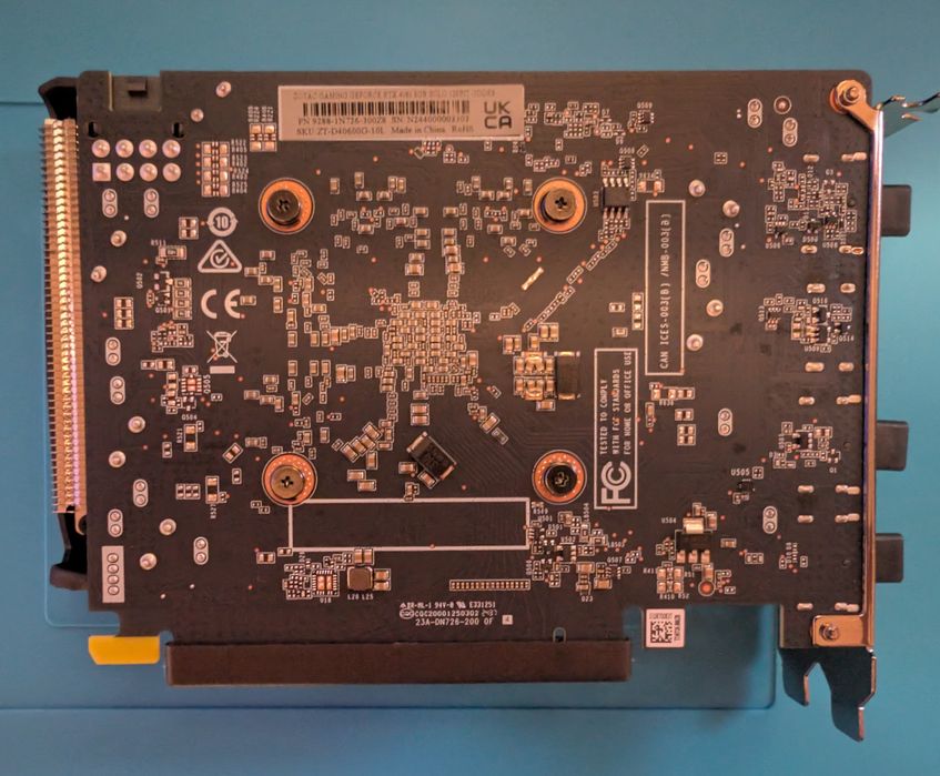 ZOTAC GeForce RTX 4060 8 GB Single Fan – Nova