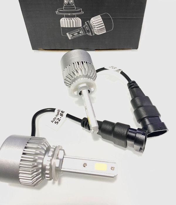 lampadas led 880 / 881 / h27 6500k 8000lm cor branca 2 unidades