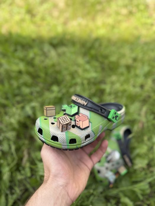 Детские  crocs Minecraft дитячі  крокси майнкрафт сабо Kids 23-34 size