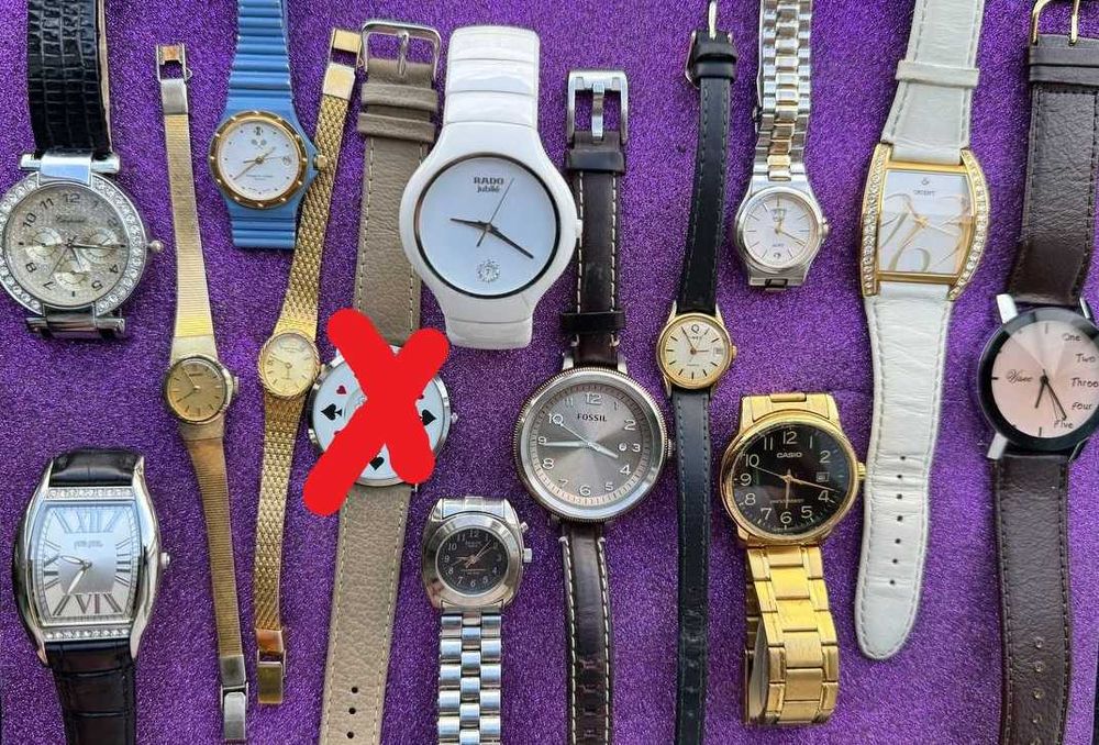 Seiko Romanson Rado Fossil Rotary Timex Orient і інші