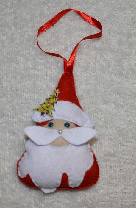 Іграшки з  фетру, підвіски, новорічні прикраси