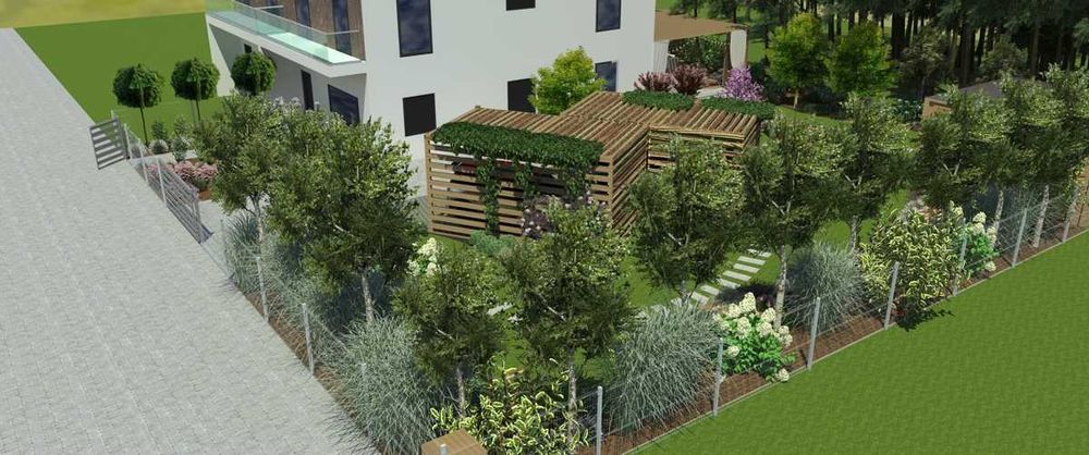 Projektowanie ogrodów, tarasów, wizualizacje - Polska, zdalnie, Łódź