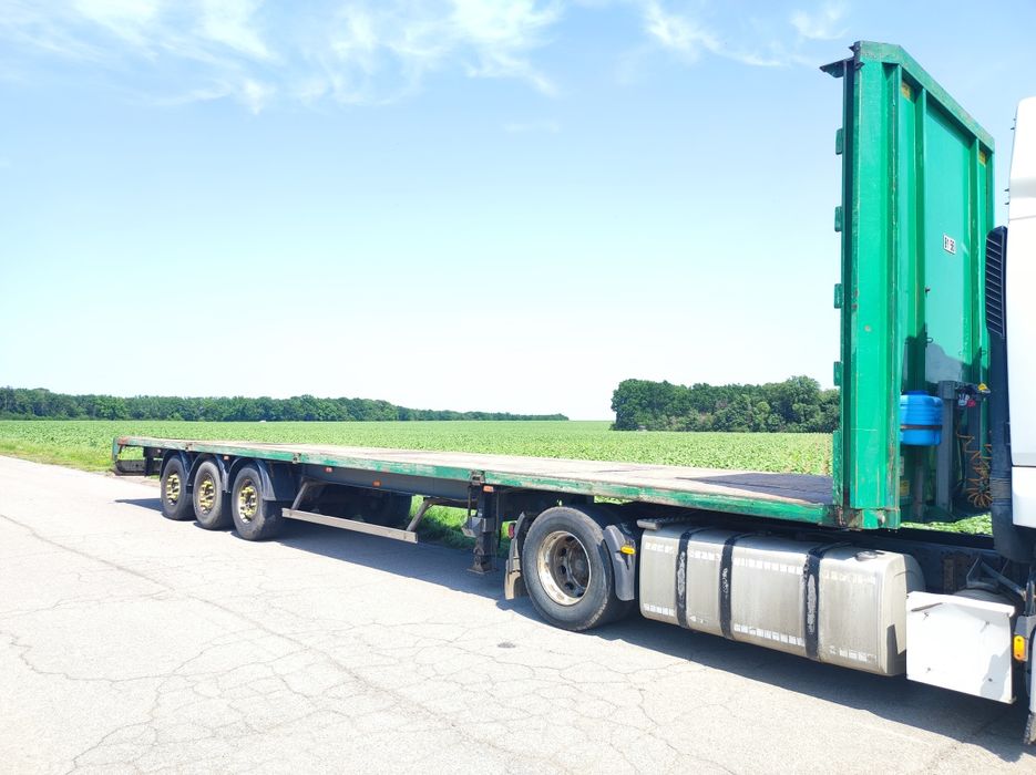 Площадка полуприцеп під солому лісовоз самоскида переобладнання